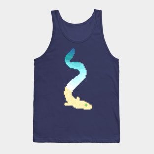 Modern Pixel Ocean Sea Eel Tank Top